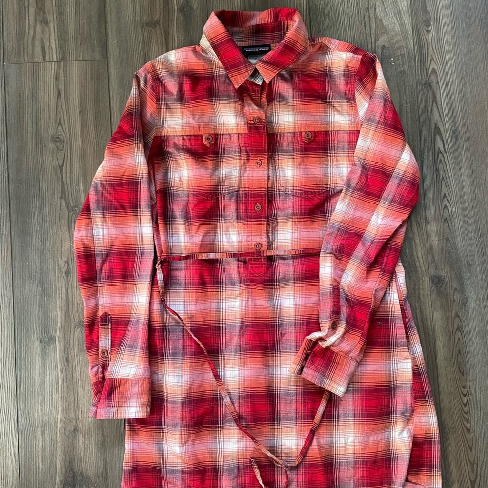 Patagonia Flannel dress size 8
